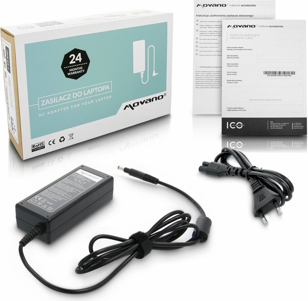 Napájecí zdroj Nabíječka pro HP 19,5 V 3,33 A 65 W 4,8 x Obrázek produktu 
