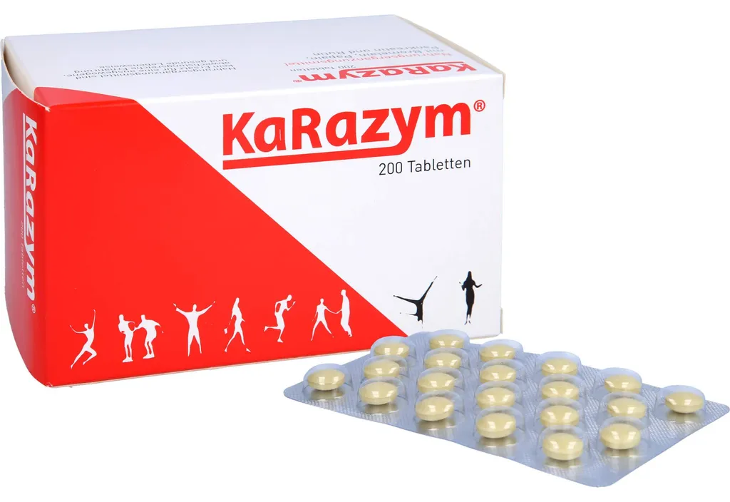 Karazym gastro-résistant 200 pc : complexe enzymatique haute absorption