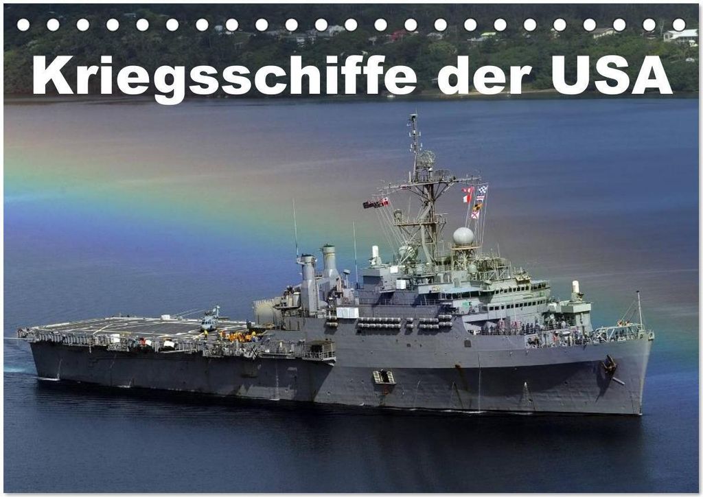 Kriegsschiffe der USA (Tischkalender 2026 DIN A5 quer), CALVENDO Monatskalender