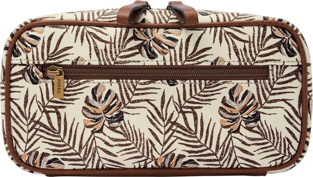 FOSSIL Kulturbeutel Dillon Travel Organizers Neutral Multi beige braun