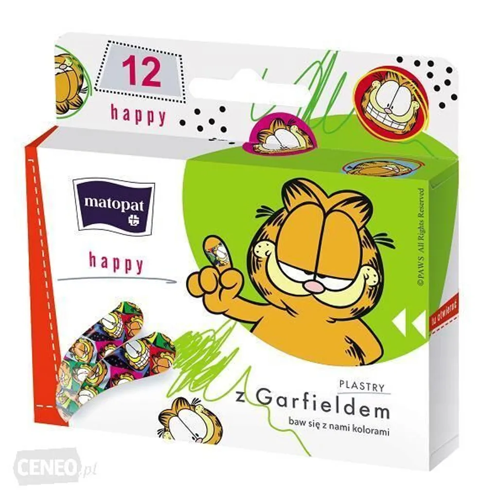 Offerta Matopat Cerotti Happy 12 pz - Cerotti Colorati per Bambini