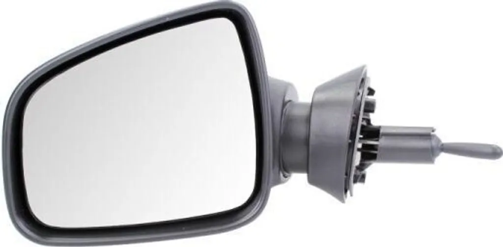 Rétroviseur Extérieur Gauche Logan et Sandero I - Miroir Complet Noir