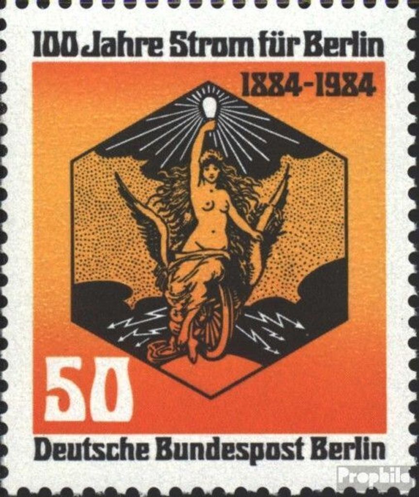 Briefmarken Berlin (West) 1984 Mi 720 (kompl.Ausgabe) gestempelt Strom für Berlin