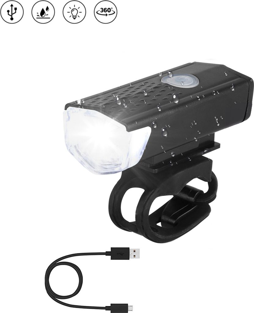 Optizium Fahrradlicht Led Fahrradbeleuchtung - Fahrradlampe Produktbild 