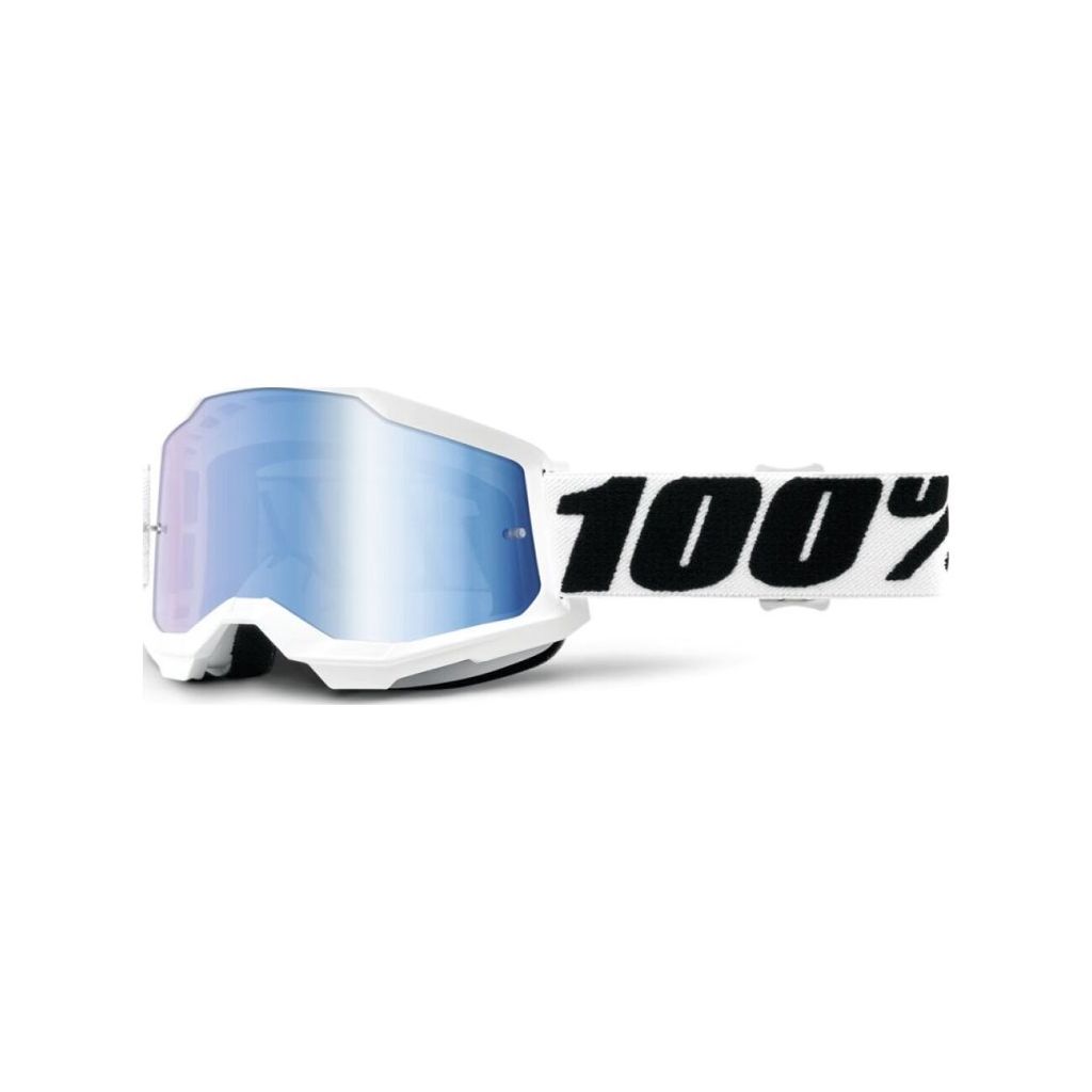 100% SPEEDLAB Fahrradsonnenbrille - STRATA 2 - Weiß/Schwarz