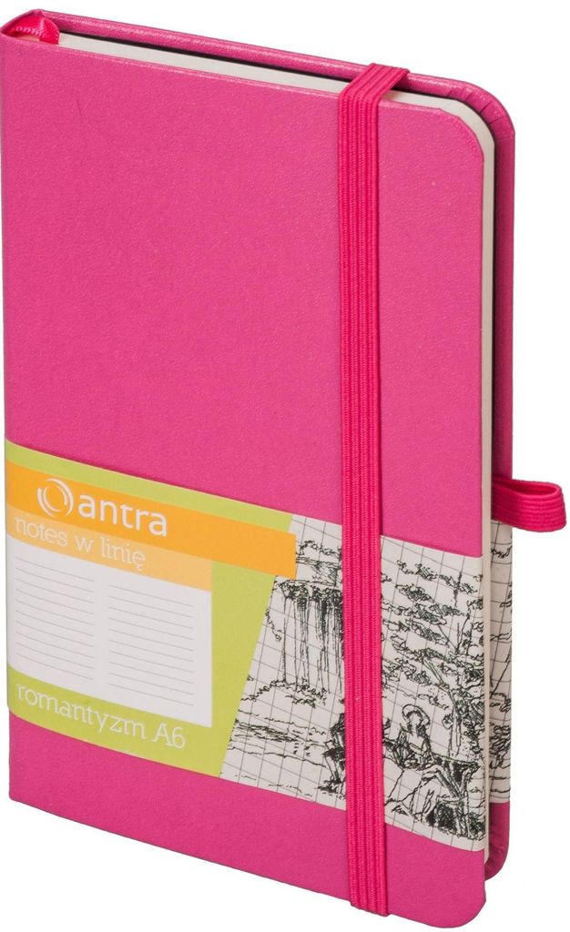 Romantyzm A6 Notes linia malina