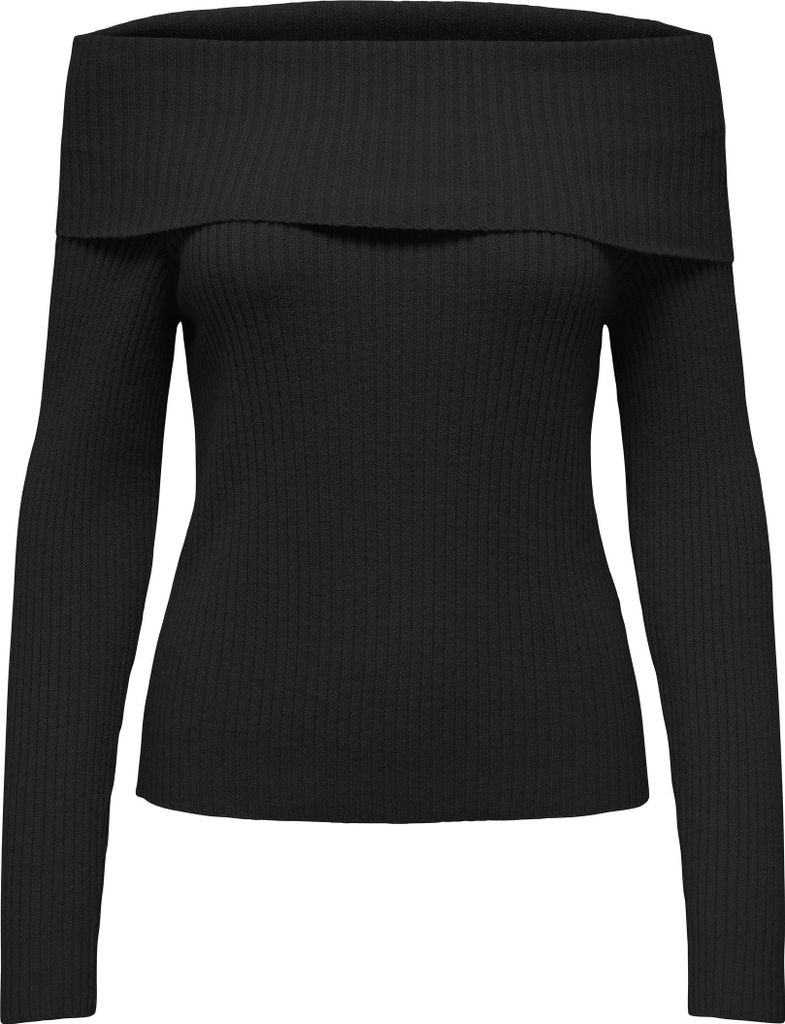 ONLY Weicher Strickpullover Langarm Schulterfrei Größe: L Produktbild 