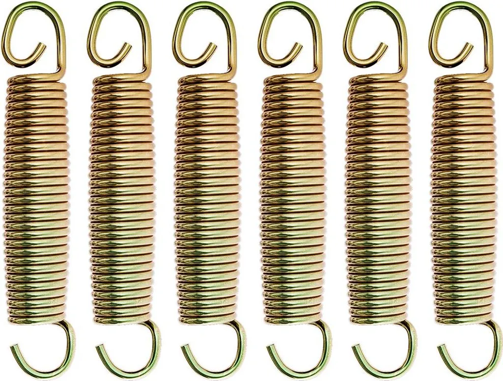 Ressorts pour trampoline 14cm lot de 6 pour réparation de tapis de saut