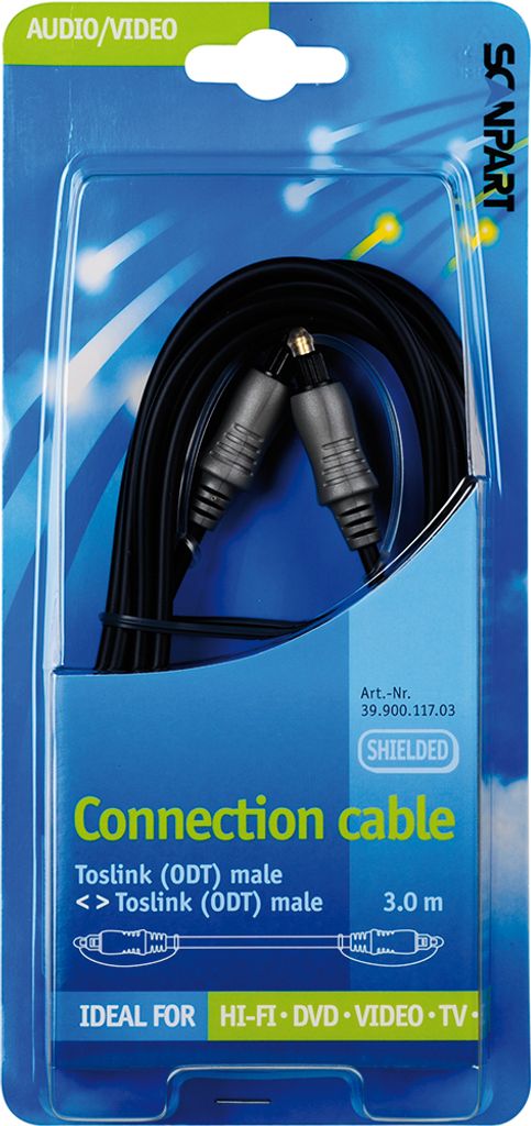 SCANPART 3990011703, 3 m, ODT, Toslink, Toslink