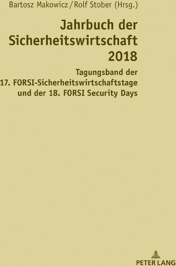 Jahrbuch der Sicherheitswirtschaft 2018