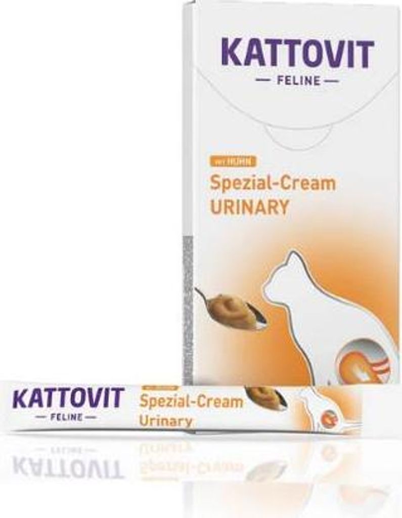 Kattovit - Feline Diet Spezial-Cream Urinary 6x15g (11er Pack) | Huhn