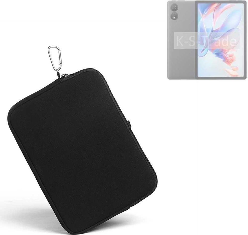 K-S-Trade Neopren Hülle kompatibel mit Blackview Oscal Pad 80 Wi-Fi Schutz Hülle Neoprenhülle Tablet-Hülle Tabletcase Tablet Schutz Gürtel