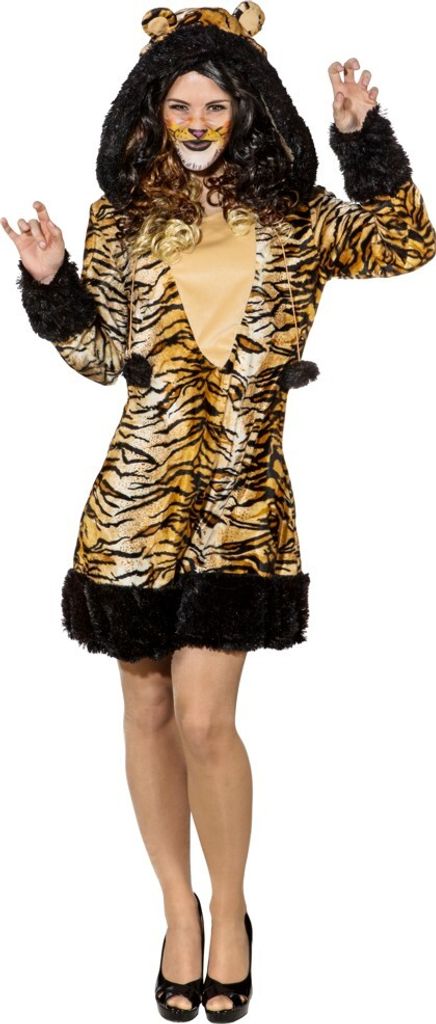 Tigerkleid Straßenkarneval - 38/40 (S/M) - Tiger Dress Produktbild 