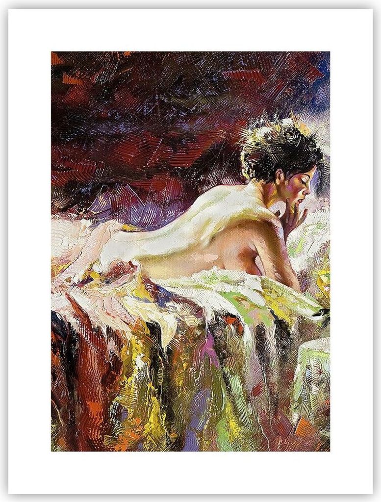 Poster - Poster ohne Rahmen - Frau Modell - 30x40 cm - Wand Bild - Wanddeko - Wandbilder - Kunstposter - Wandposter - Bilder - Kunstdruck - Wanddek...