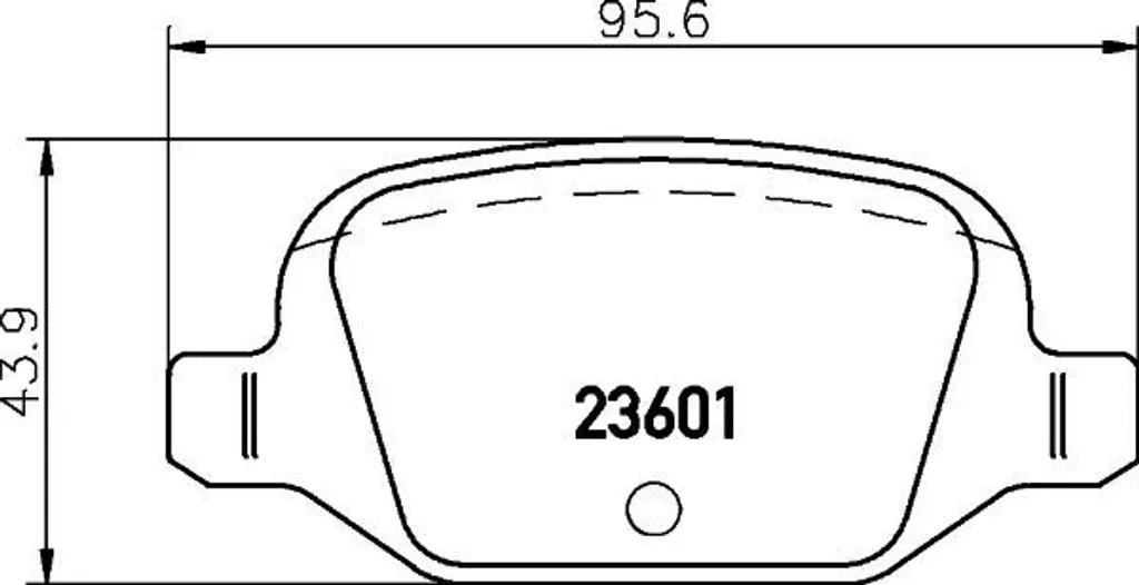 Plaquettes de Frein Avant pour Fiat 500 et Panda - Kit Complet HELLA