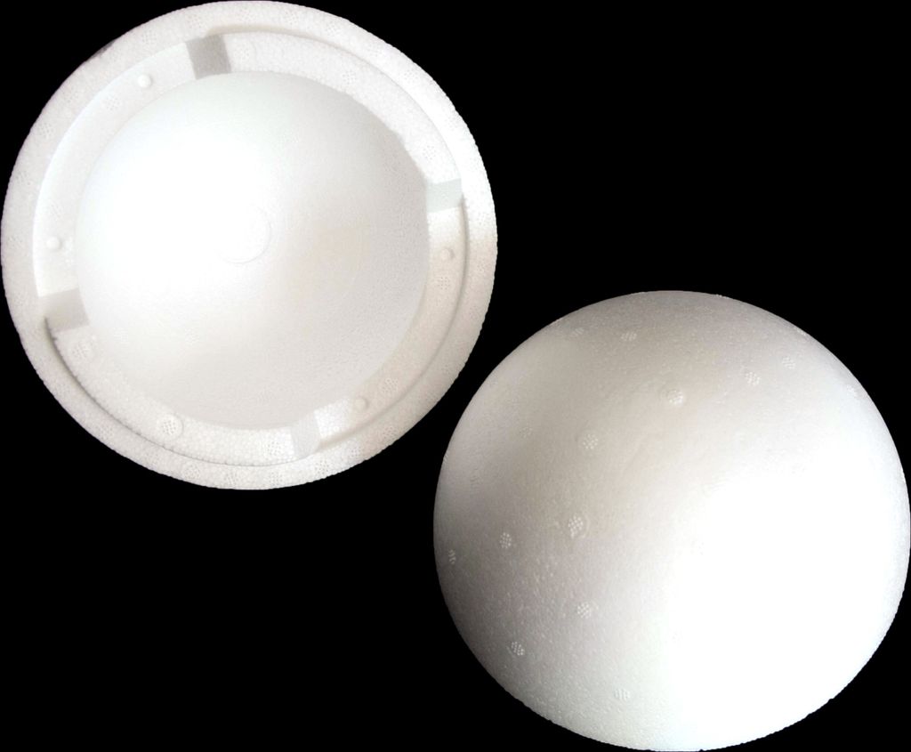 KNORR PRANDELL Styropor-Kugel-Set 2-teilig Ø 15 cm Styropor Produktbild 