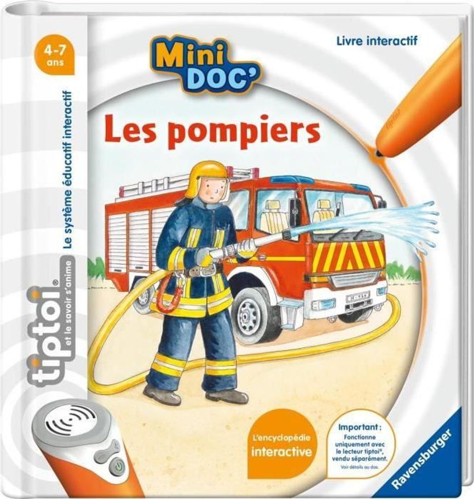 tiptoi, Interaktives Buch, Mini Doc Feuerwehr, 4 Jahre, 13099023, Ravensburger