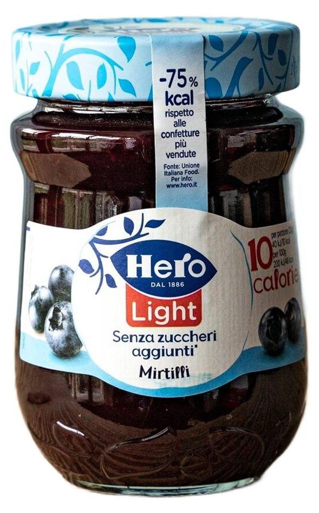 Konfitura z borówki bez cukru Hero 280 g Zdjęcie produktu 