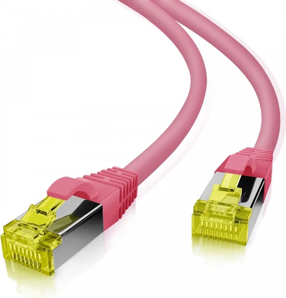 Cavo Rete Professionale Helos Cat 6a 118138 S/FTP - Magenta 500MHz