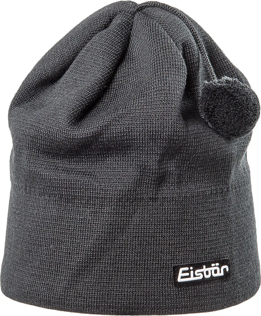 Bonnet de Ski Noir Eisbär Adam pour Homme Idéal pour l'Hiver Intense