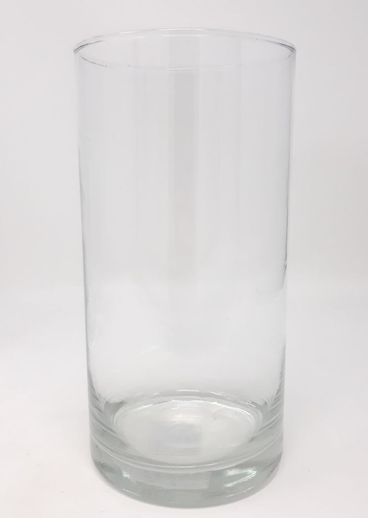 Glasvase, Dekoglas CYLI H. 20cm D. 10cm zylindrisch Glas rund CREAFLOR HOME