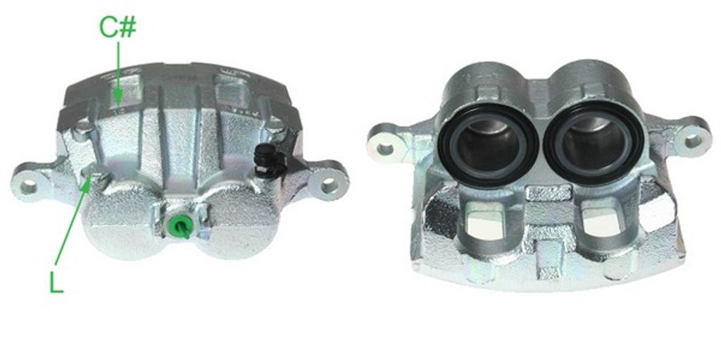 Bremssattel Vorne von Brembo (F 30 146) Bremszange Bremsanlage Bremssattelgehäuse
