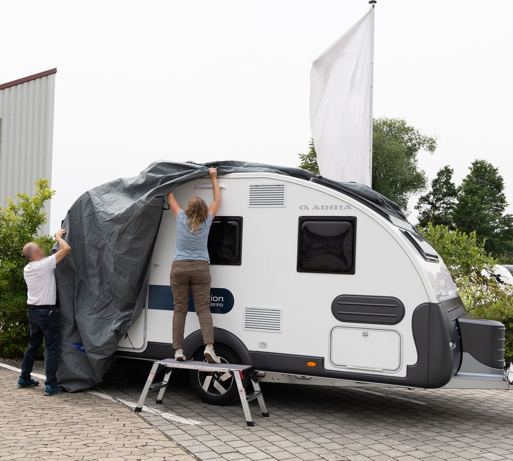 Wohnwagen Abdeckung 8x3m - Schutzhülle Für Wohnmobile & Caravans
