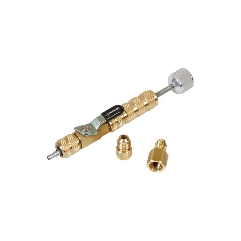 Outil pour valves Schrader ROTHENBERGER 87800 avec adaptateur 1/4 et 5/16
