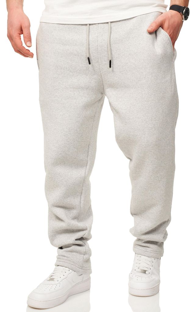 DAILY Baumwolle Herren Jogginghose im Straight-Fit als Lange Sweatpants Trainingshose Herren Freizeithose aus Baumwolle