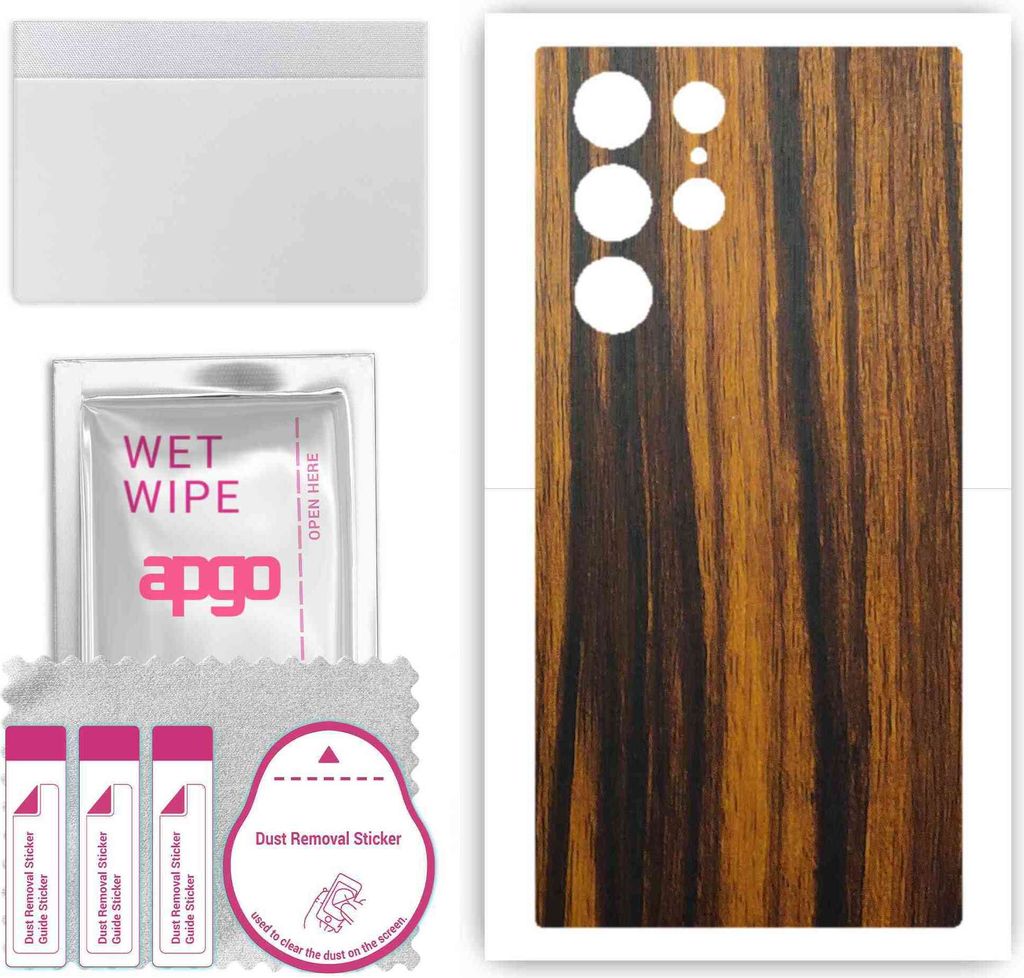 apgo Rückseite Schutzfolie, Skin, kompatibel mit Samsung Galaxy S22 Ultra, Hinten Displayschutzfolie aus Vinylfolie, kratzfest, einfache Montage -...