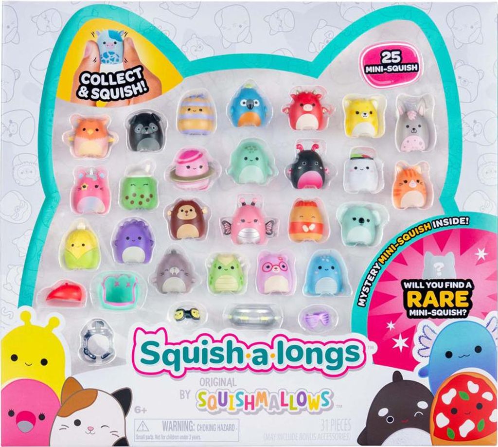 Jazwares squishmallows – squish-a-longs figúrky štýlu 1 – Obrázok produktu 