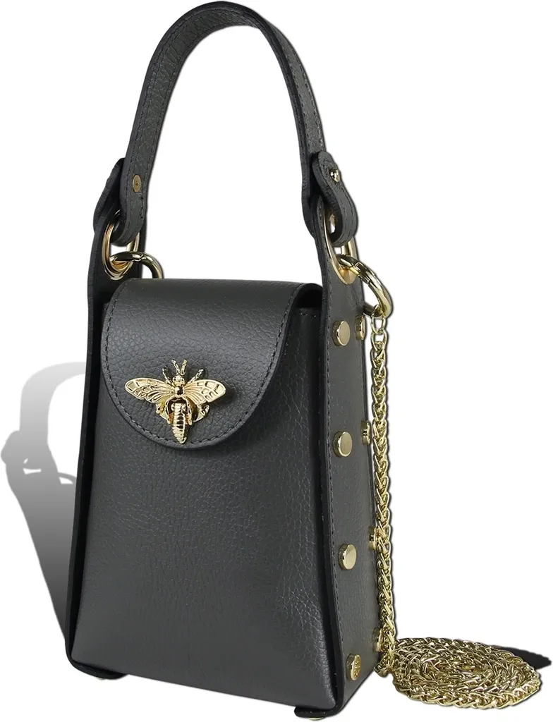 Sac cuir gris Toscanto D2OTT813UK - Idéal pour le Travail et Sorties
