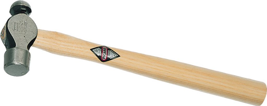 Picard Ingenieurhammer mit Kugel und Eschenstiel 450g Kopfgewicht