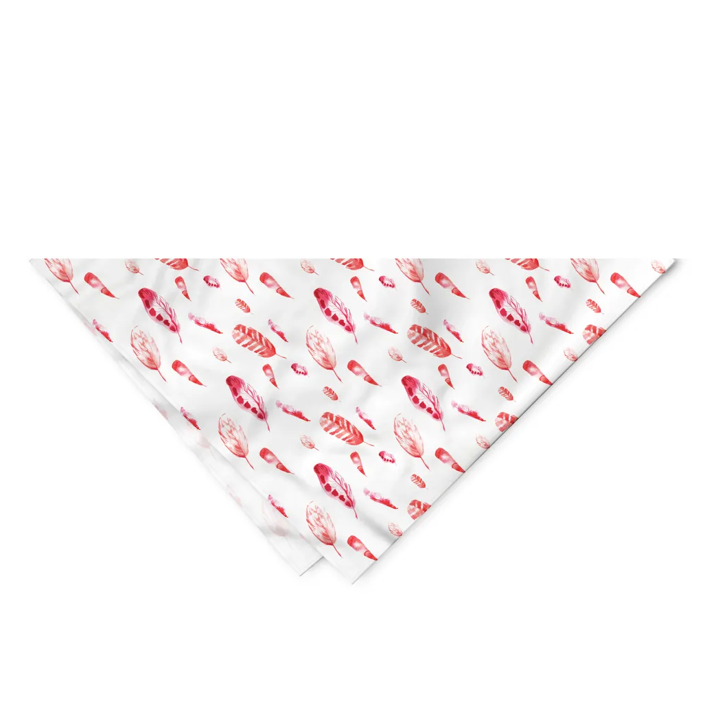 Bandana Animali ABAKUHAUS Boho Style 40x40cm - Rosa e Corallo Chic - 2