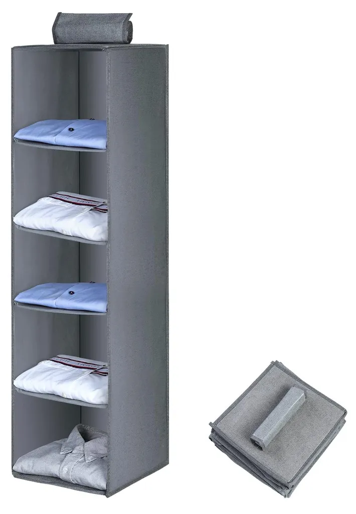 Étagère de rangement suspendue pliable pour armoire et dressing 100cm