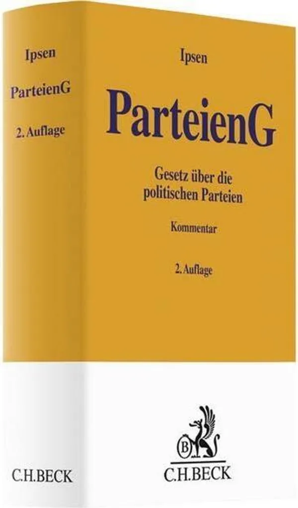 Loi sur les partis politiques : Code annoté Parteiengesetz Edition 2024