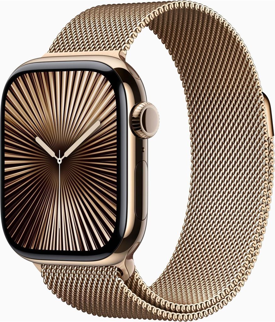 Apple Watch Series 10 GPS+ Cellular 42mm Gold Titanium Case Obrázok produktu