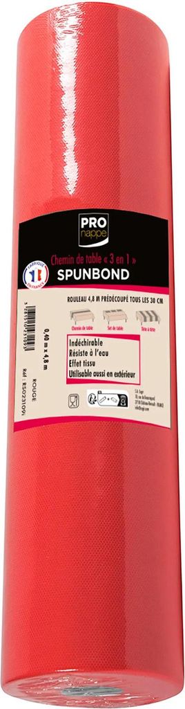 Pronappe 12x 3 in1 auf Rolle, Spunbond, 48x0,40m Rot RS023109I