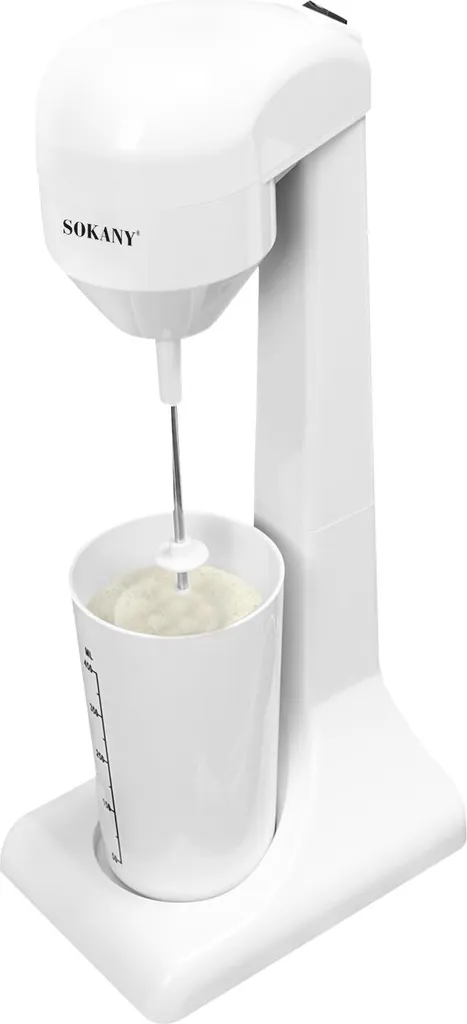 Machine à Milkshake 450 ml Compacte Sokany 100W - Appareil Rapide Blanc