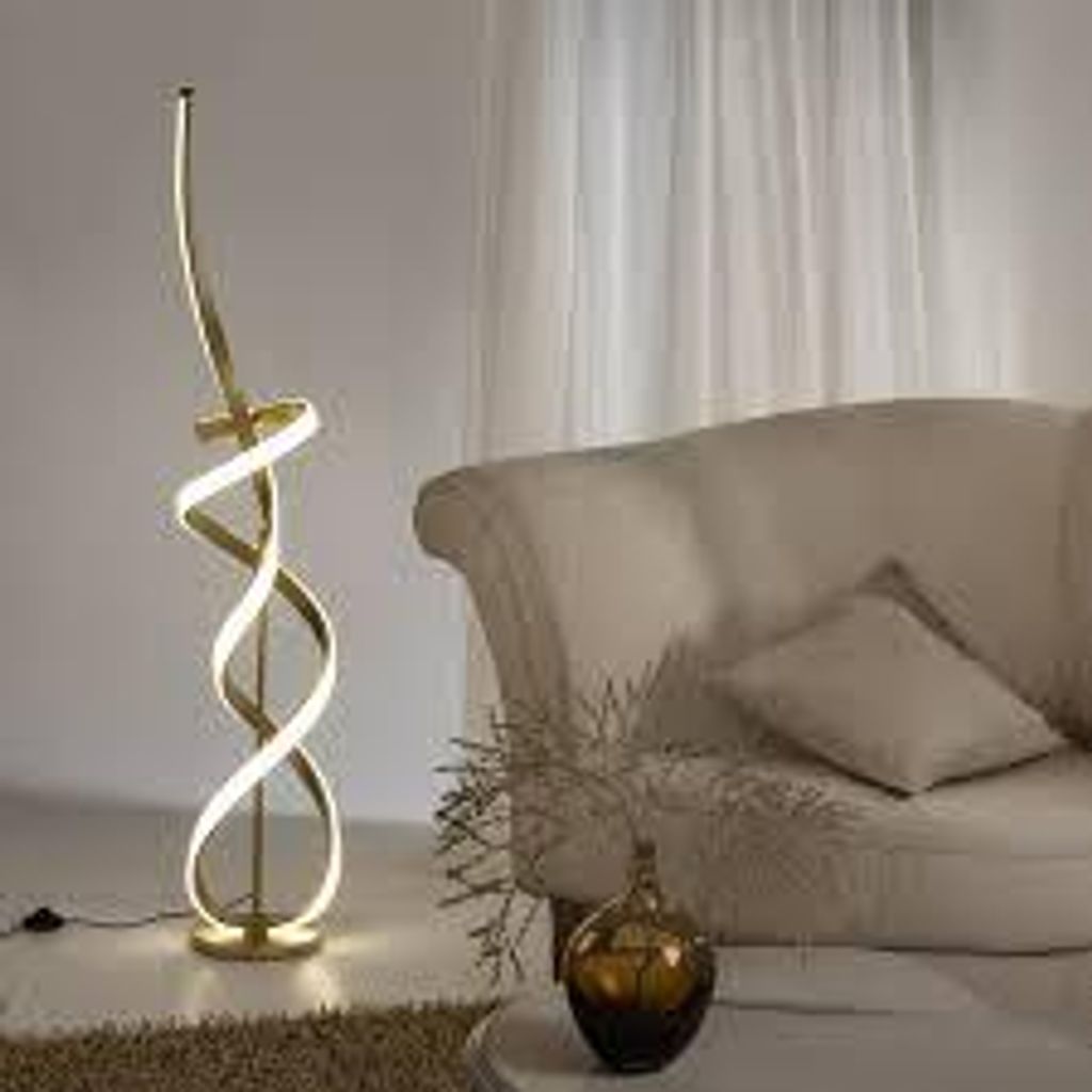 Lampada da terra a LED dorata Tigris 4000K Immagine del prodotto 