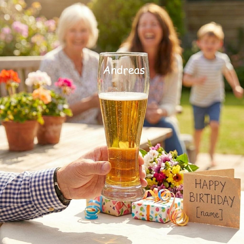Bavaria Weizenbierglas 0,5 L personalisiert geeicht EKM-BAV-1