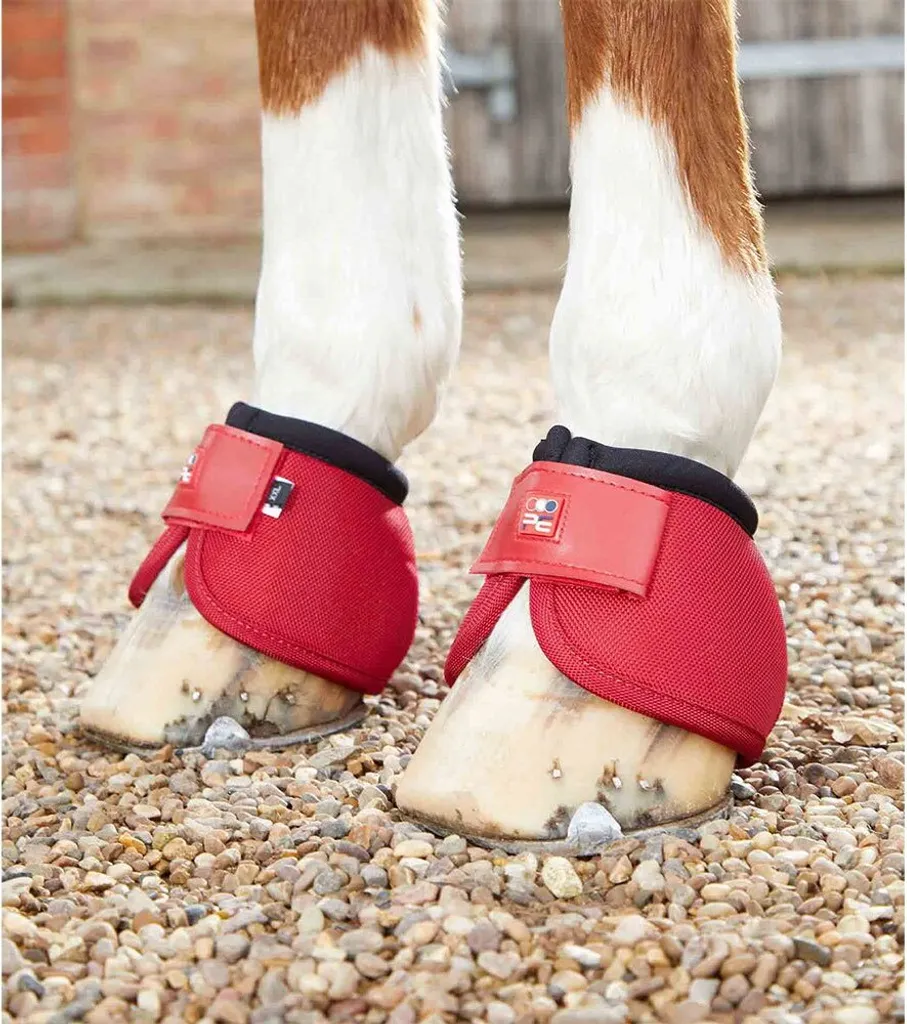 Cloches No Turn Premier Equine Ballistic Protection Sabot Rose XL
