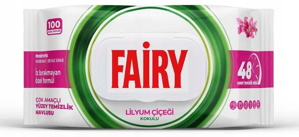 FAIRY Universal-Reinigungstücher 100 Stück Lilie, Größe Produktbild 