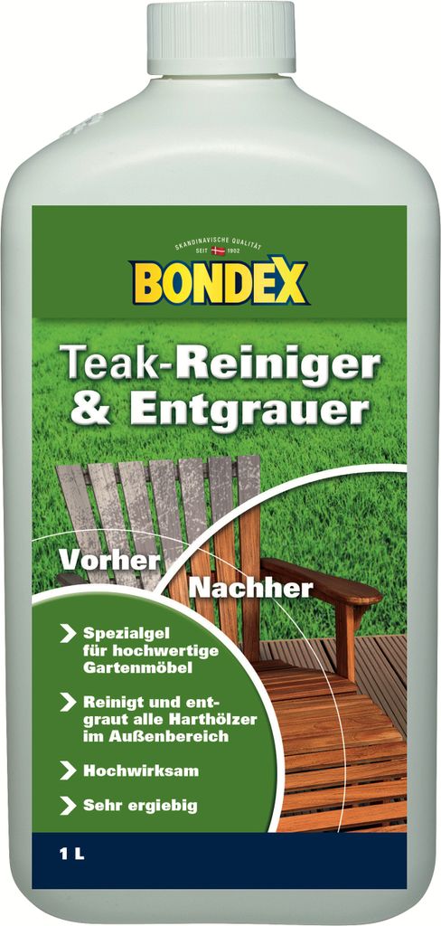 Bondex Teakmöbel-Entgrauer 1 L farblos Produktbild 