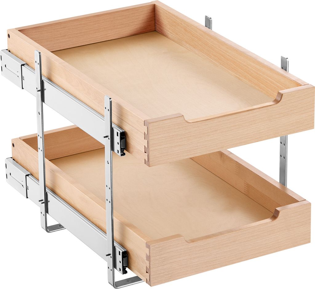 SucceBuy 2-stufiger ausziehbarer Schrank-Organizer, Produktbild 