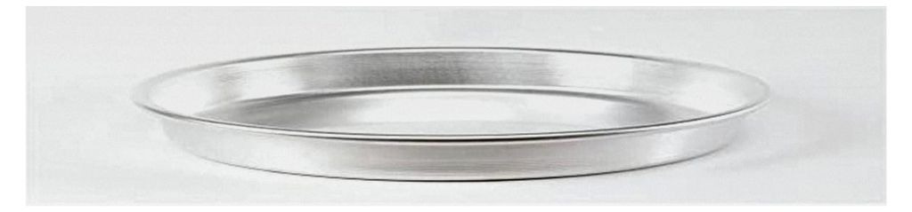 Backblech von Pentole Agnelli, rund, schwer, für Pizza, Aluminium, 50 cm