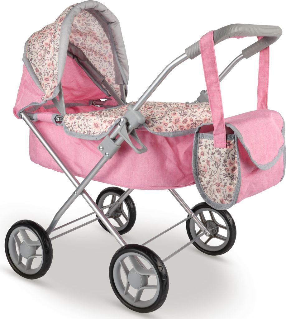 Malplay Puppenwagen klappbar Tiefer verstellbares Visier Produktbild 