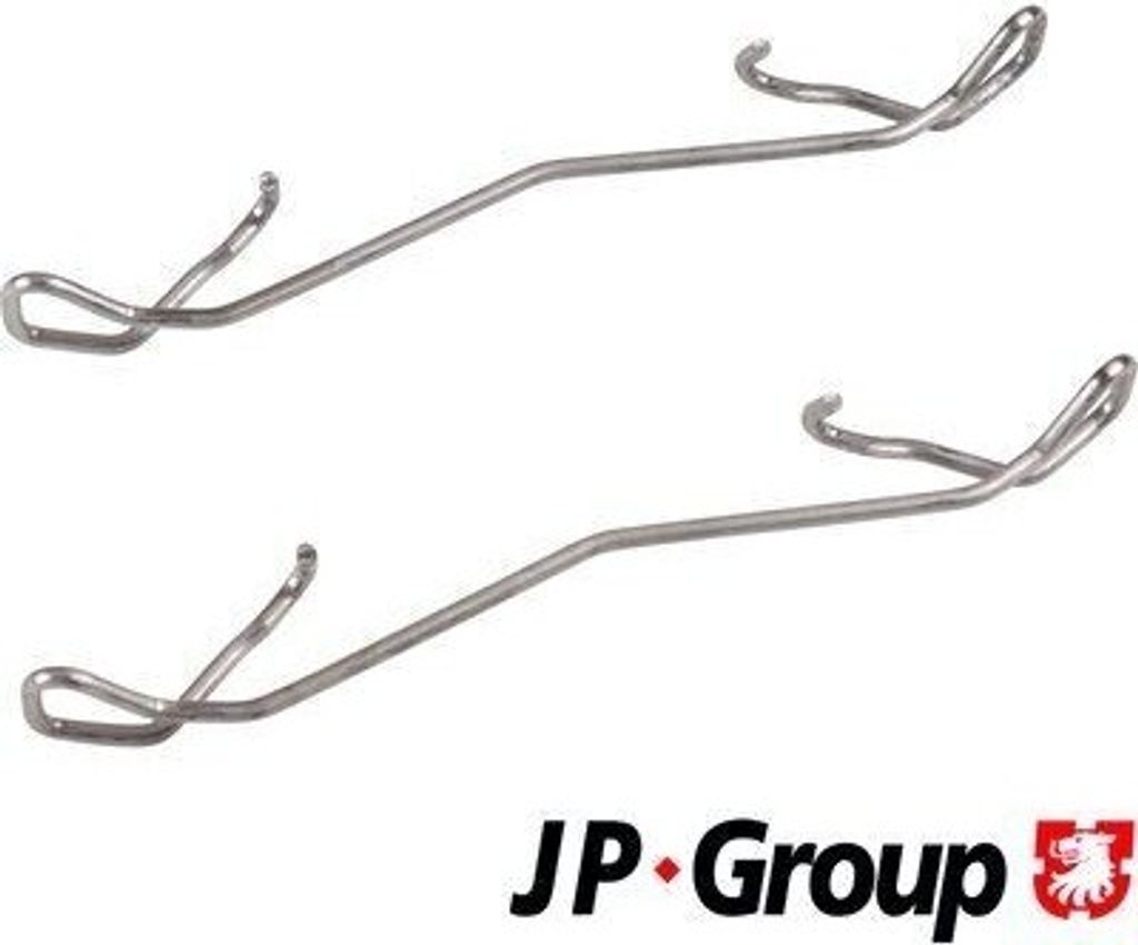 JP GROUP 4364002910 Zubehörsatz Scheibenbremsbelag für OPEL Corsa E Schrägheck (X15) für FORD Fiesta Mk5 Schrägheck (JH1, JD1, JH3, JD3) FUSIO...