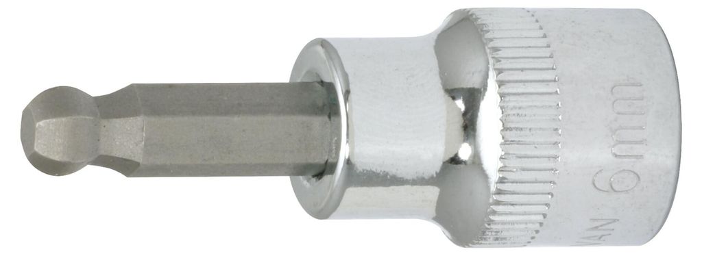 KS Tools 3/8 CHROMEplus Bit-Stecknuss Innensechskant,Kugelkopf,8 mm