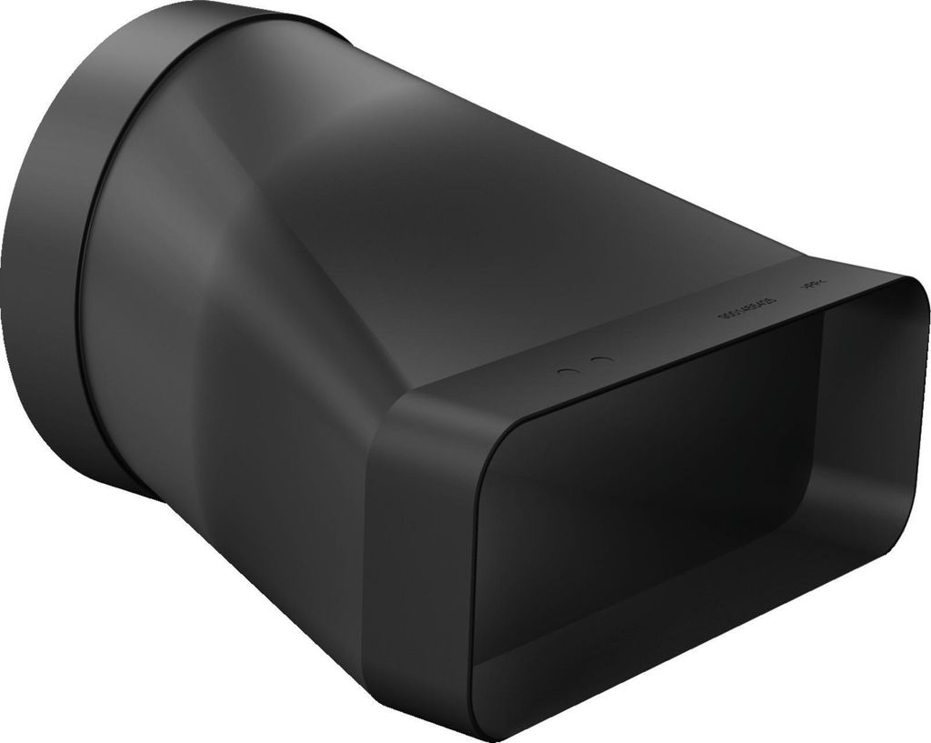 Gaggenau AD857041, Adapterrohrstück, 150 mm, rund-flach